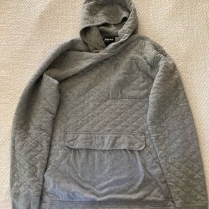 Marmot men’s gray quilted hoodie